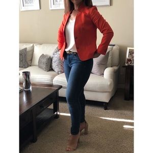 Ann Taylor Loft Coral Blazer